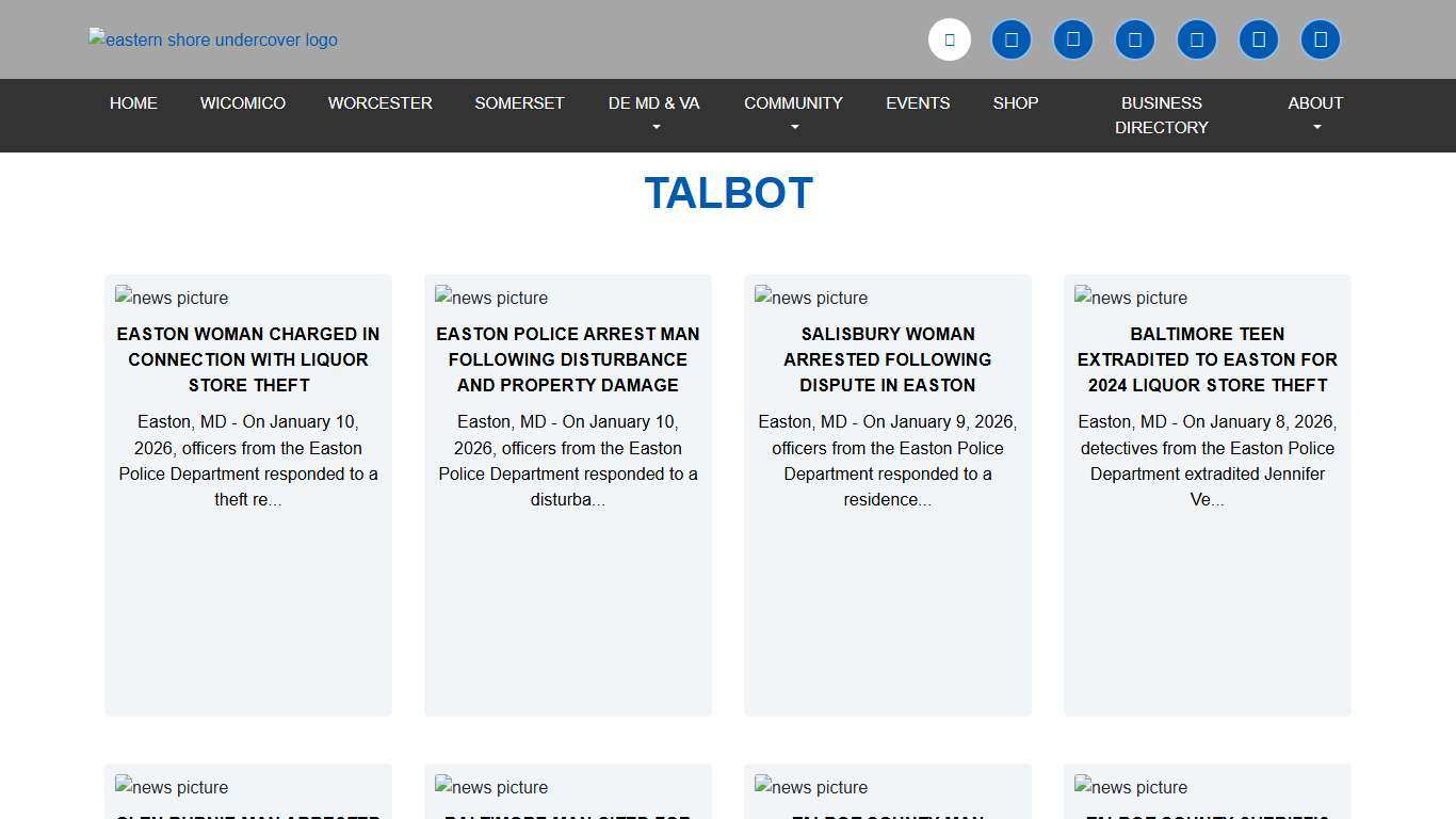 Community News Eastern Shore Undercover